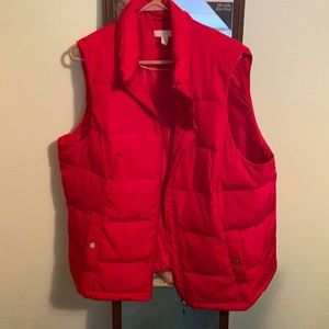 Brand new red vest. Never worn.
